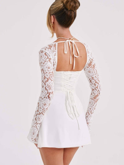 Calyssa™ | Elegante Tie-Back Mini Jurk