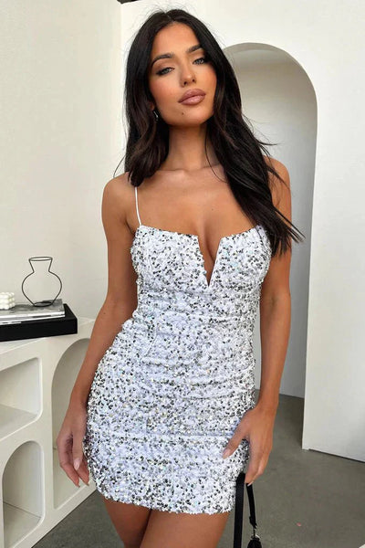 Elendra™ | Versierde Bodycon Mini Jurk