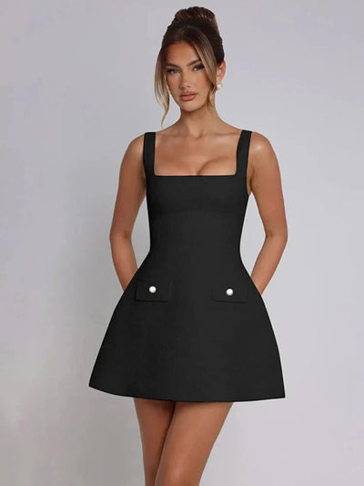 Marissa™ | Stijlvolle Mini Spaghetti Strap Jurk