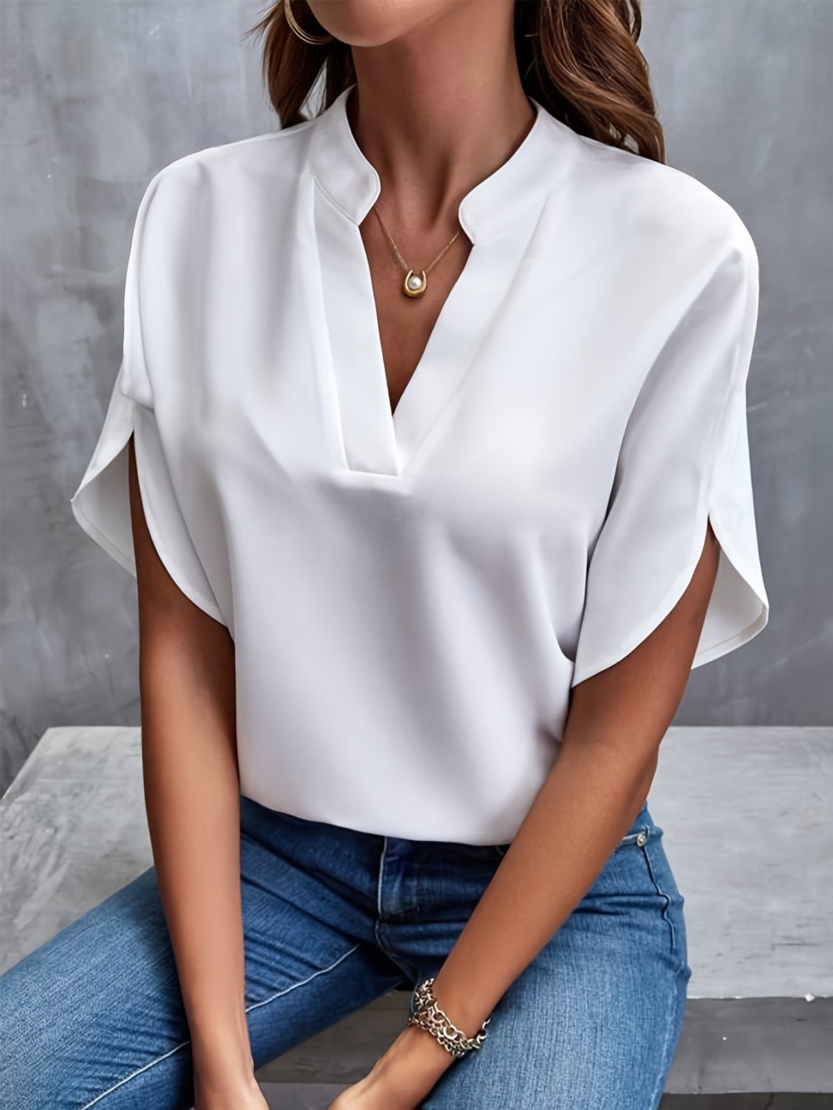 Mina™ | Luxe Elegante Blouse
